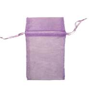 LAVENDER ORGANZA DRAWSTRING BAGS 27220-BX